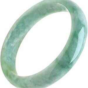 Natural Jade Bangle Women Retro Chinese Style Handcrafted Lucky Jewelry